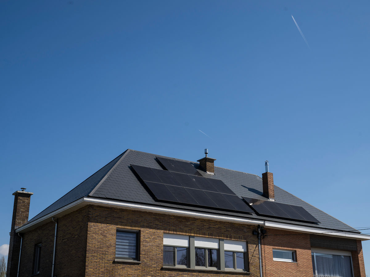 Villadak in leien in Bonheiden